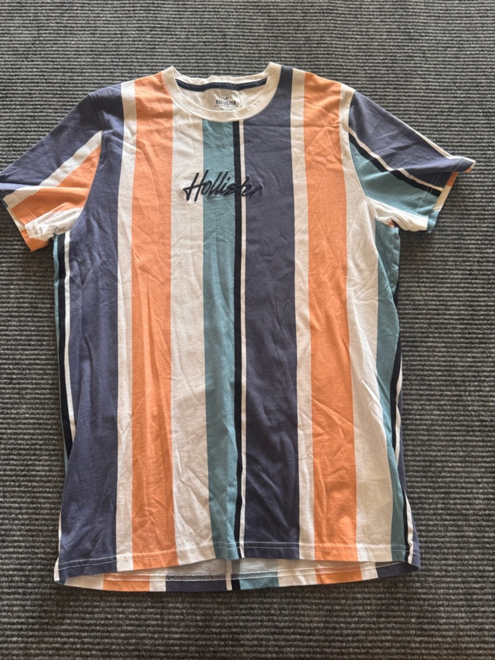 NWOT Hollister Must-Have Collection 100 cotton Embroidered logo 90's Y2K Mens L